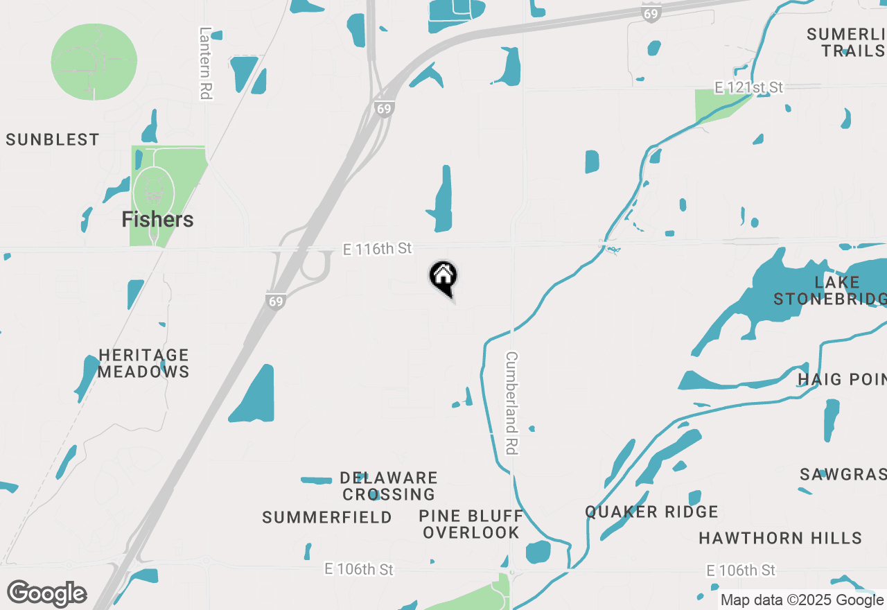 Map of 11508 Ivy Lane #102, Fishers, IN 46037