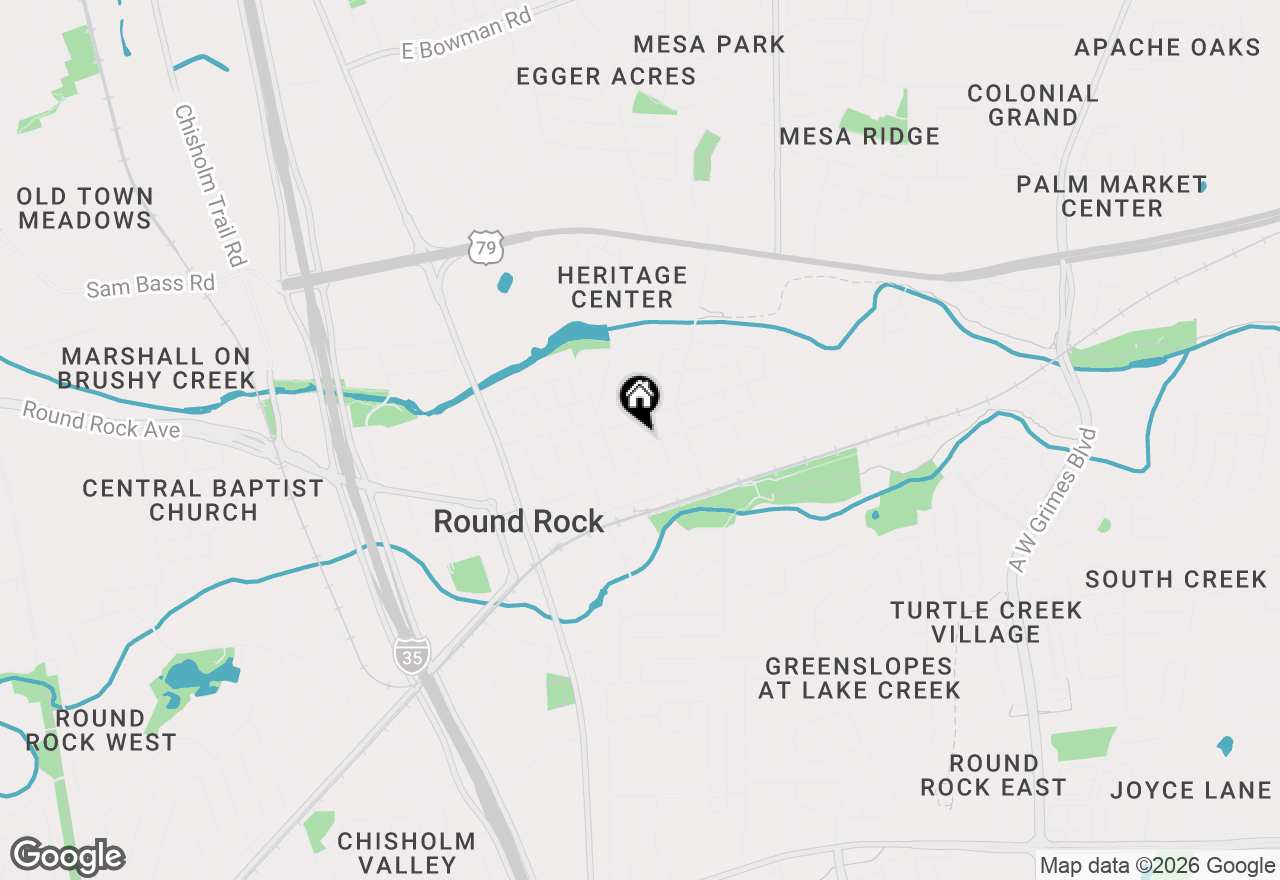 Map of 602 E Liberty Ave, Round Rock, TX 78664