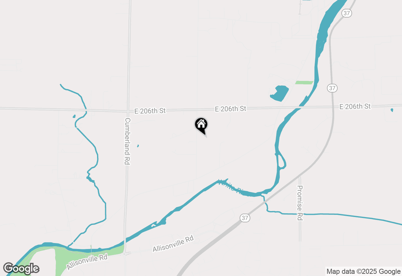 Map of 20560 Overdorf Road, Noblesville, IN 46062