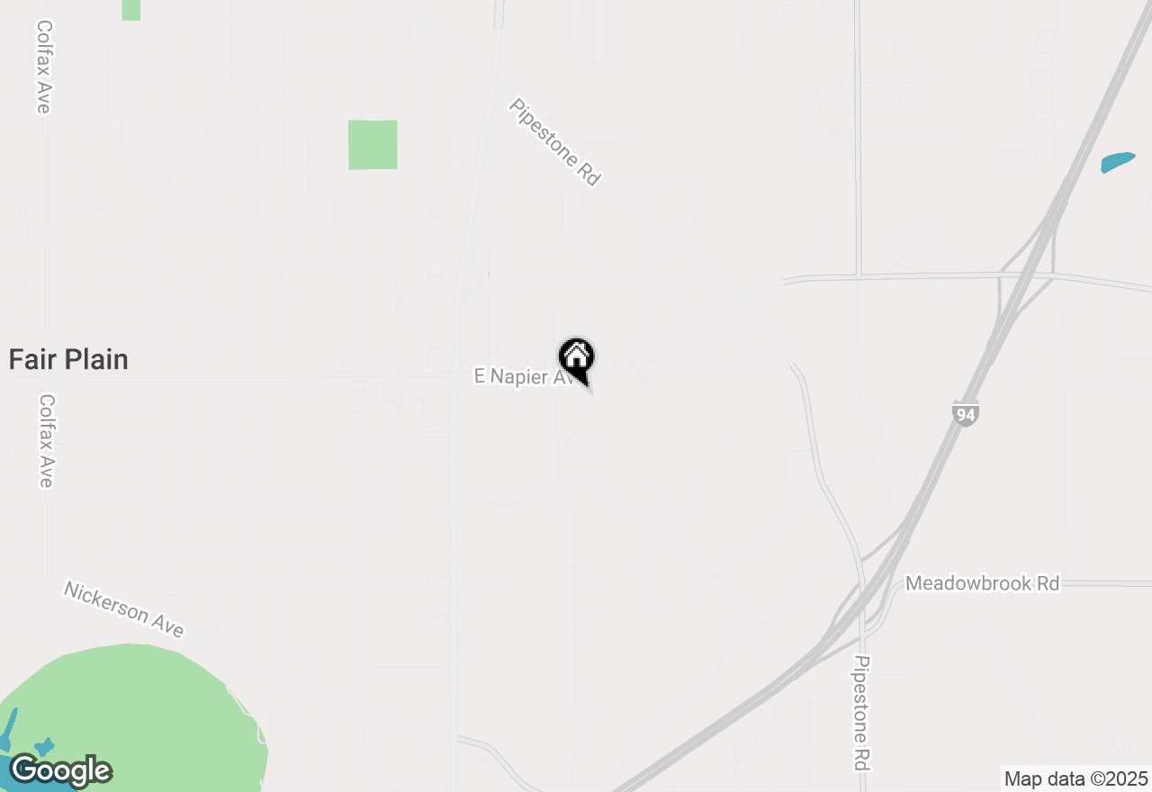 Map of 1160 E Napier Avenue, Benton Harbor, MI 49022