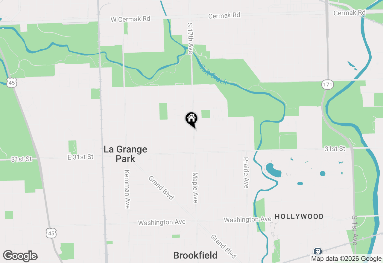 Map of 1212 N Maple Avenue, La Grange Park, IL 60526
