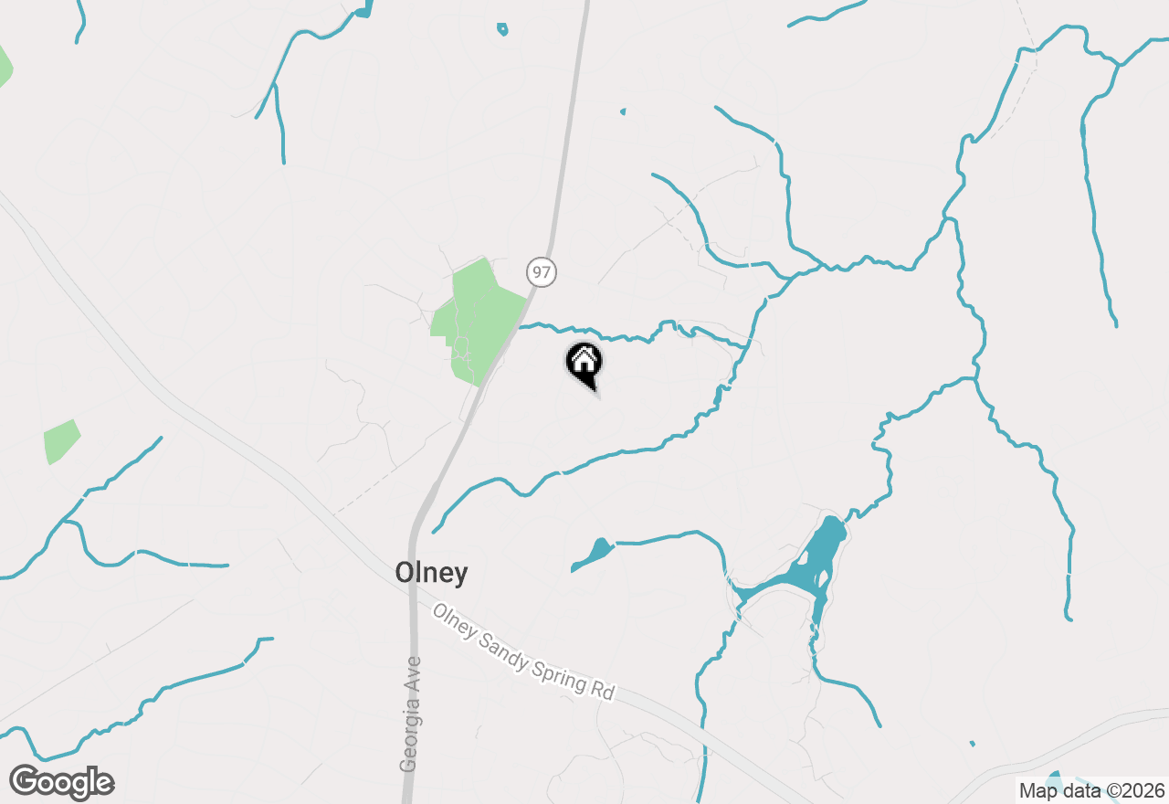 Map of 2901 Clovercrest Way, Olney, MD 20832