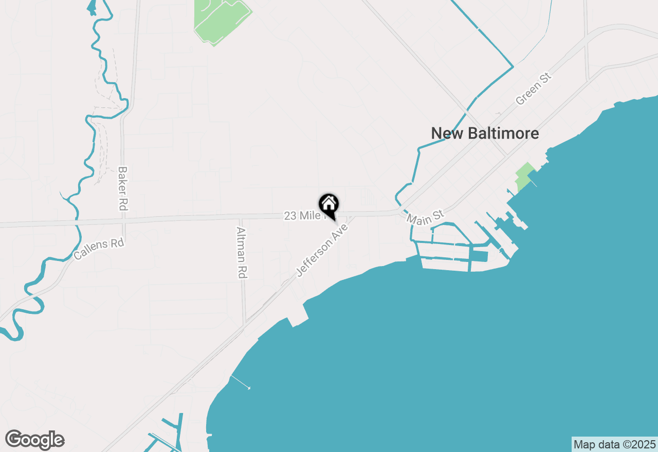 Map of 35346 23 Mile Road, New Baltimore, MI 48047