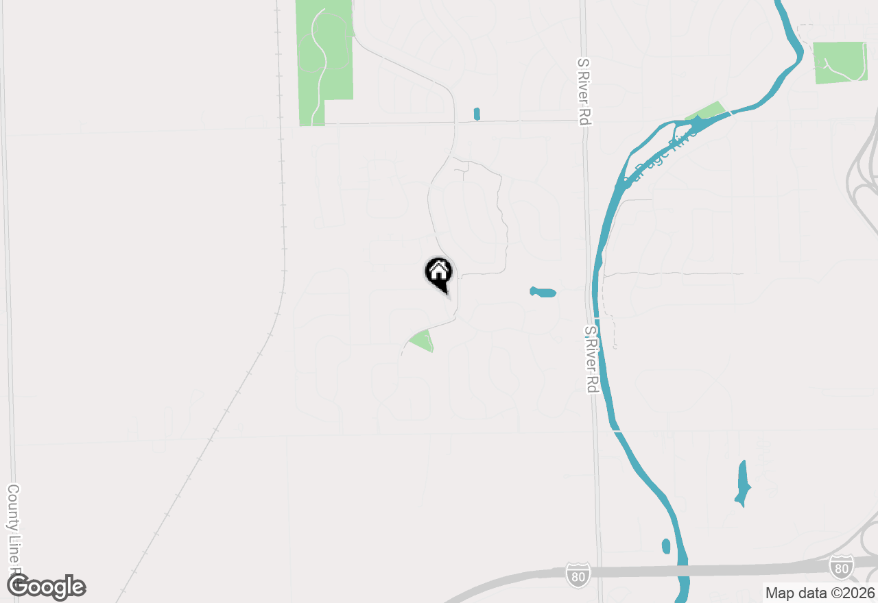 Map of 25143 W Glen Oaks Lane, Shorewood, IL 60404