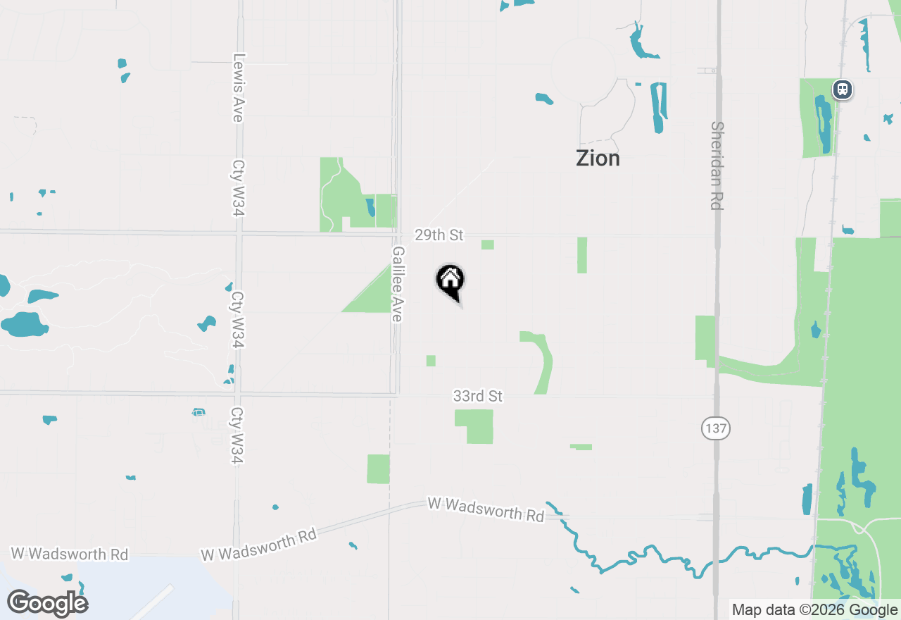 Map of 3029 Gilboa Avenue, Zion, IL 60099