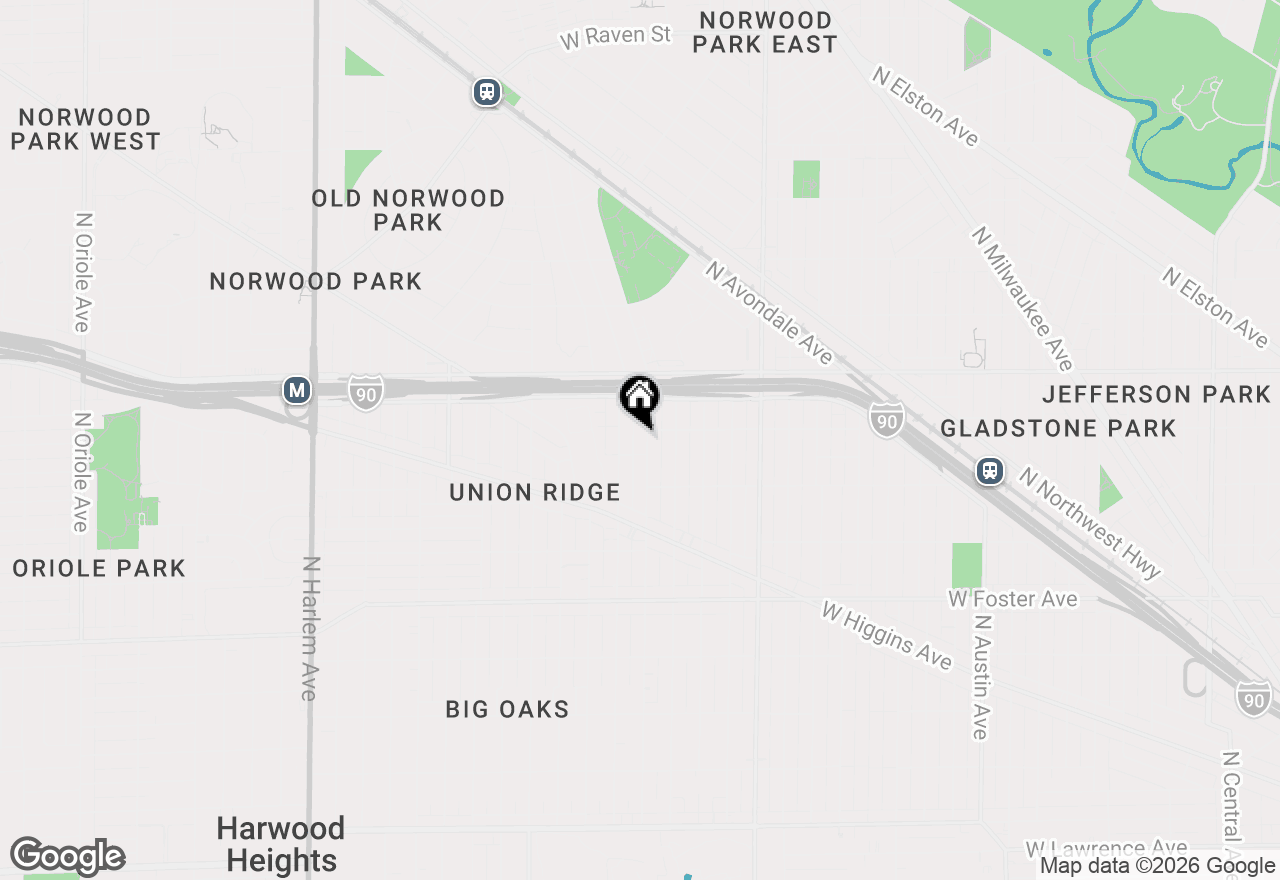Map of 5450 N Natoma Avenue, Chicago, IL 60656