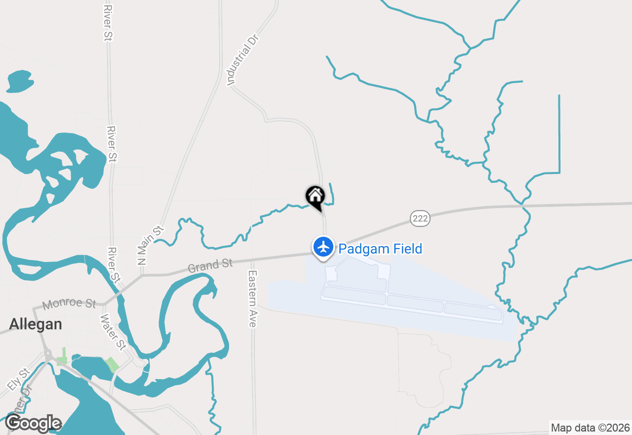 Map of VL Lot B Ridge Court, Allegan, MI 49010