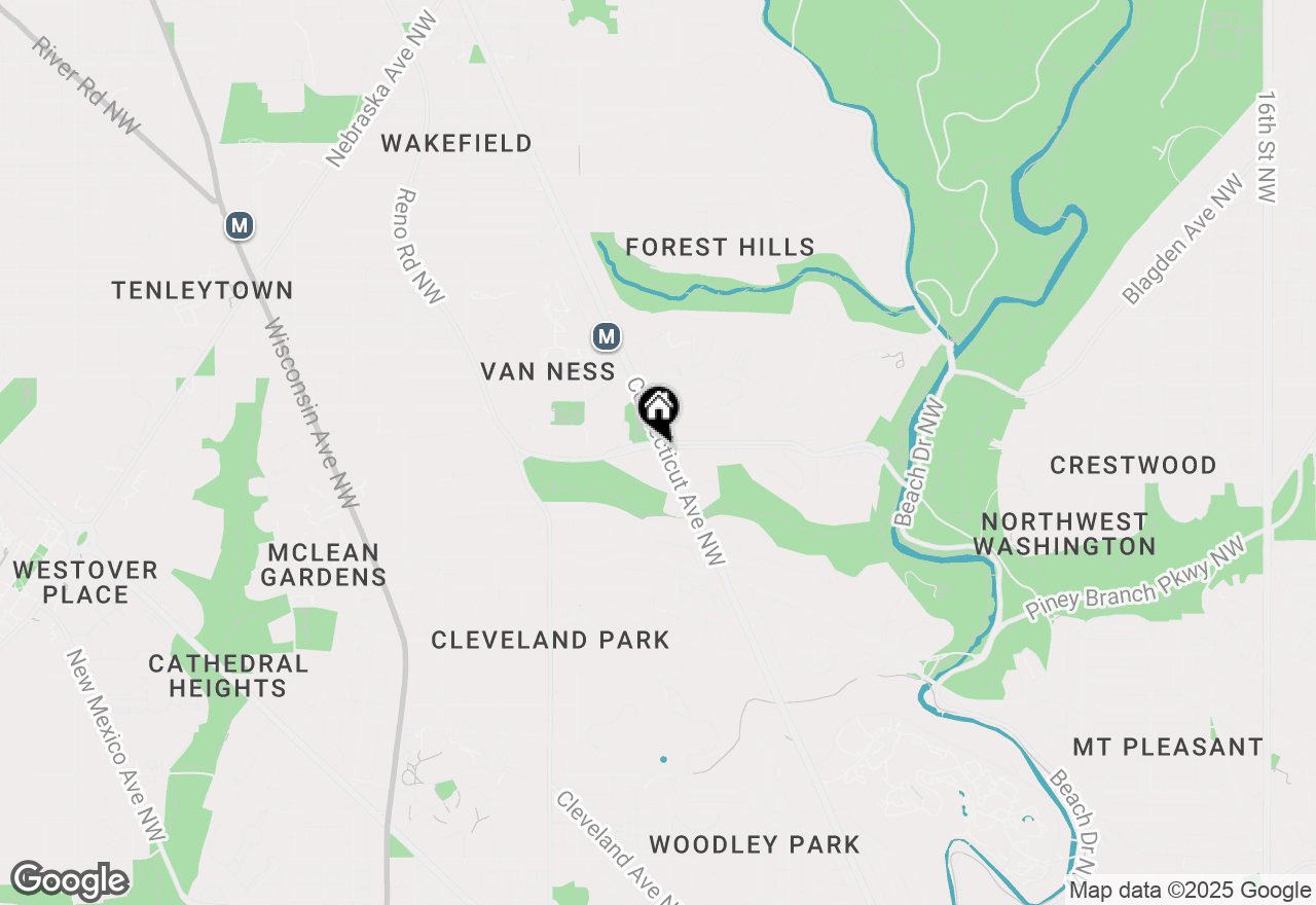 Map of 3000 Tilden Street Nw #203, Washington, DC 20008