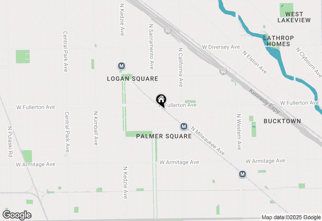 Map of 2924 W Medill Avenue #508, Chicago, IL 60647