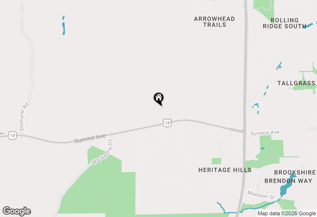 Map of 801 Viewpoint Ave, Waukesha, WI 53188
