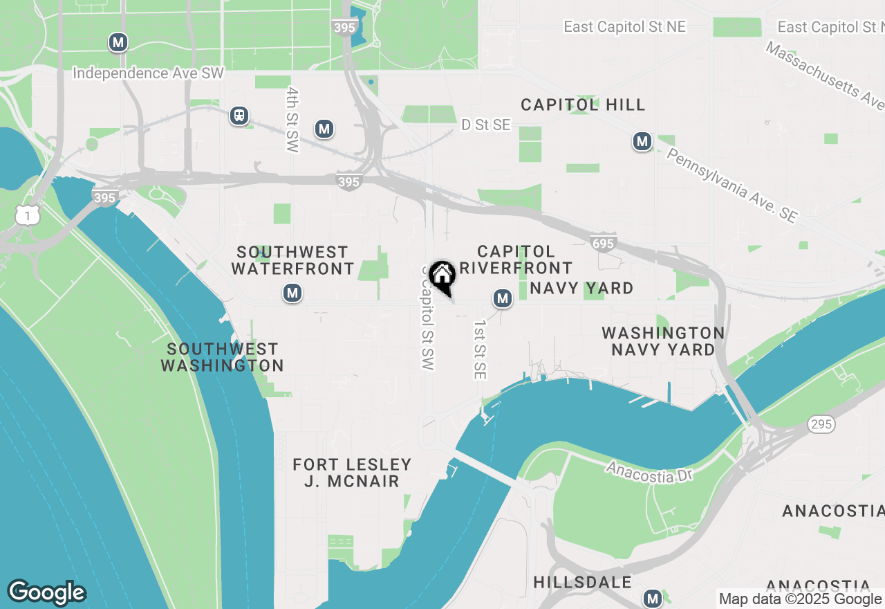 Map of 1211 Van Street Se #708, Washington, DC 20003