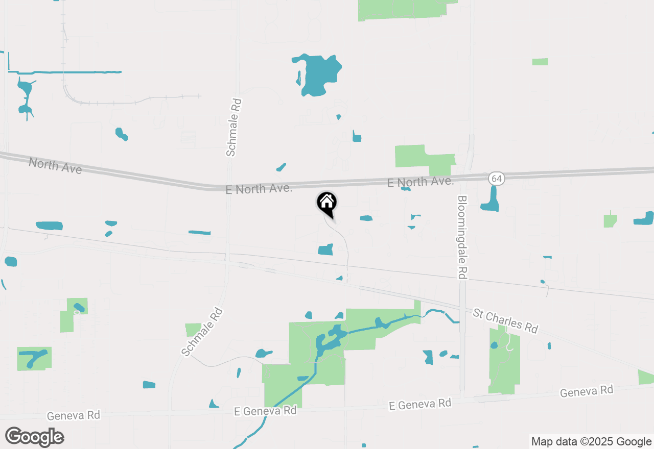 Map of 137 President Court, Carol Stream, IL 60188