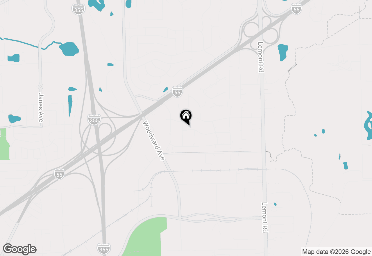 Map of 20W260 Meadow Lane, Lemont, IL 60439