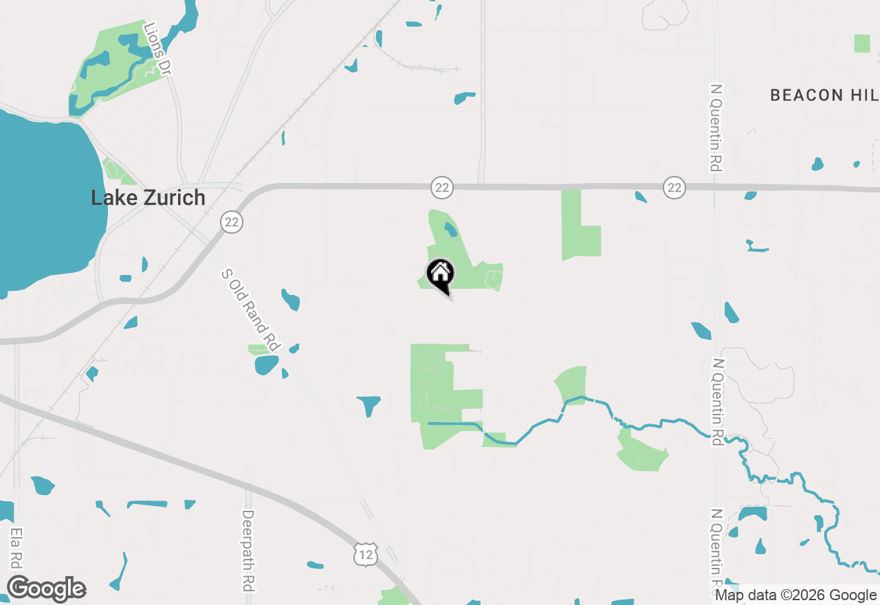 Map of 755 Surryse Road, Lake Zurich, IL 60047