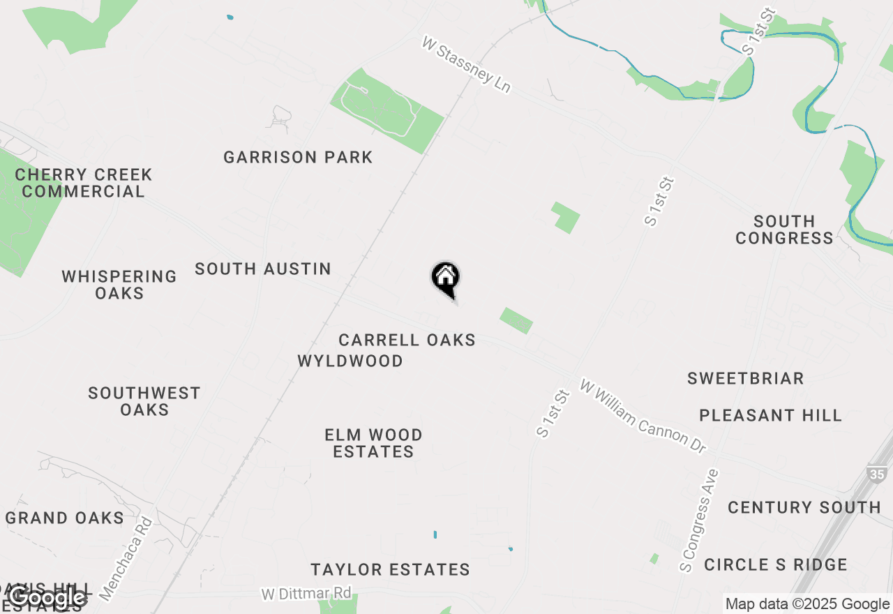 Map of 1200 Gingerlily Cv #A, Austin, TX 78745