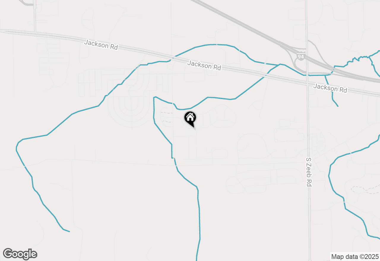 Map of 6337 S Trailwoods Drive, Ann Arbor, MI 48103