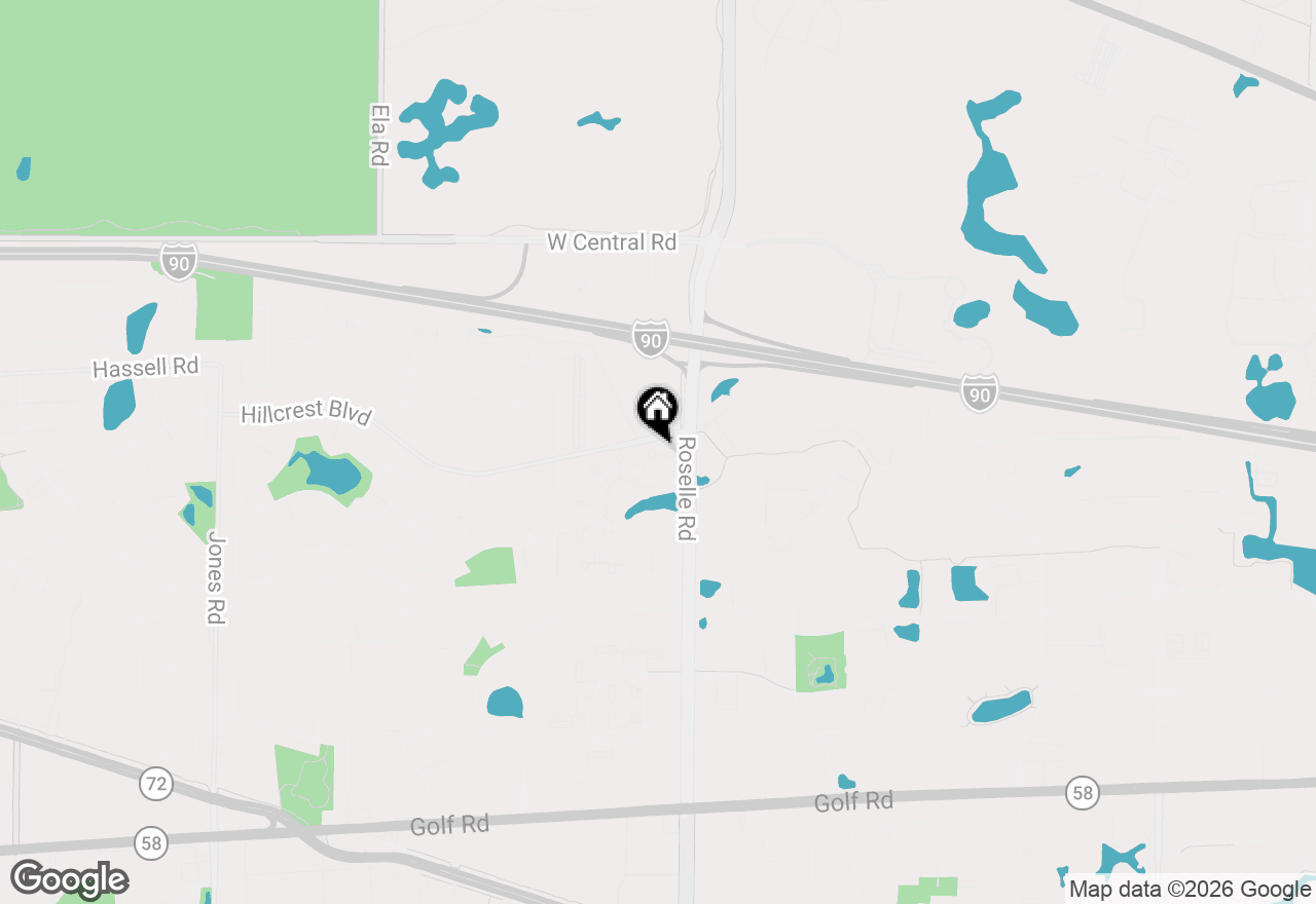 Map of 1749 Eastwood Court #6, Schaumburg, IL 60195
