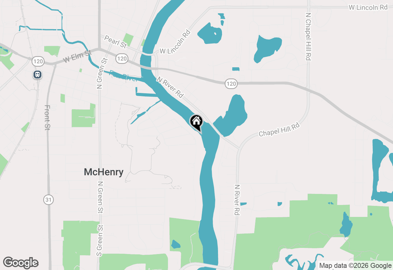 Map of 624 Country Club Drive, Mchenry, IL 60050