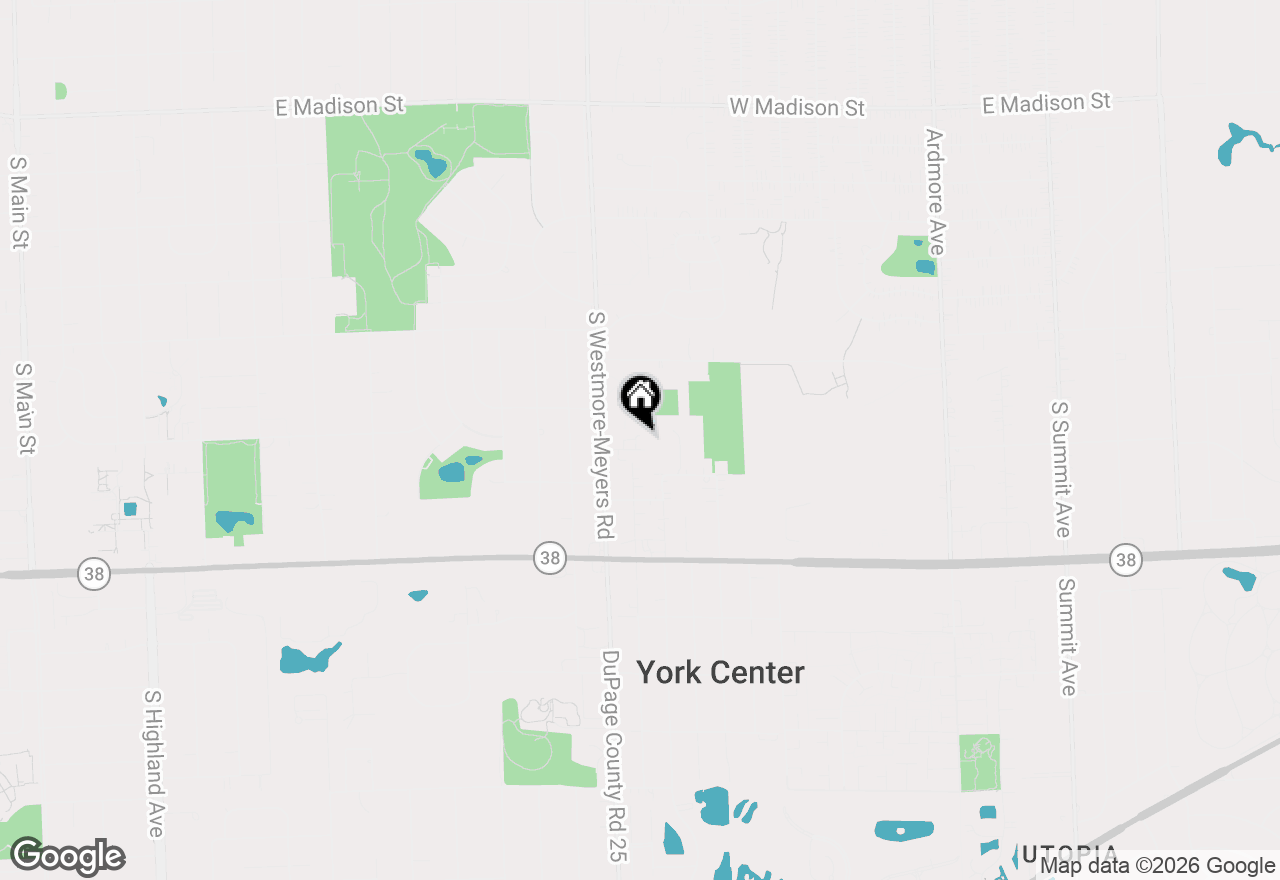 Map of 1060 Kufrin Way, Lombard, IL 60148