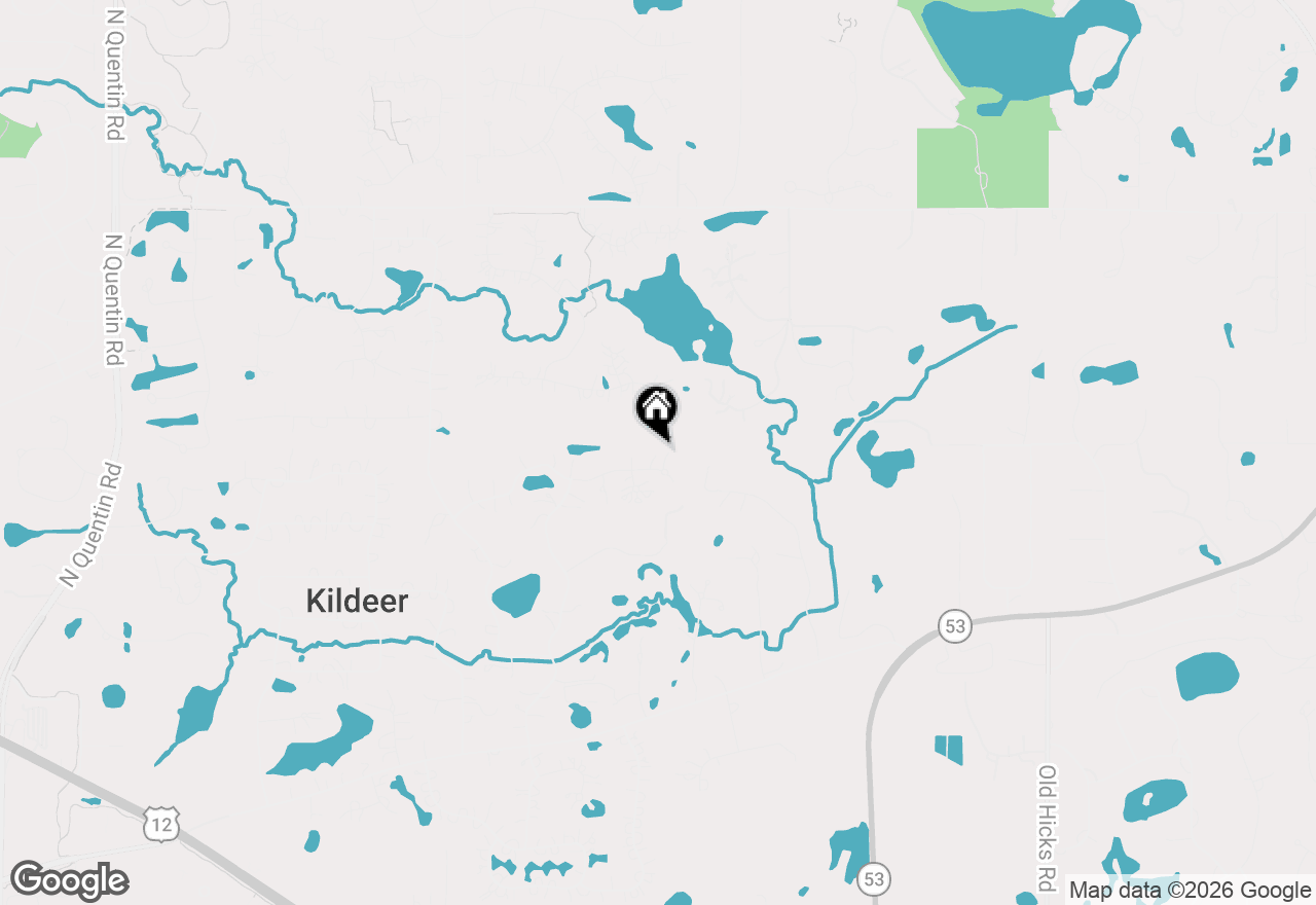 Map of 20590 W Exeter Road, Kildeer, IL 60047
