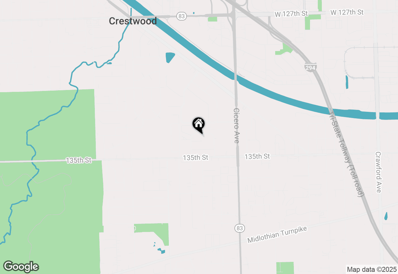 Map of 5035 Circle Drive #112, Crestwood, IL 60418