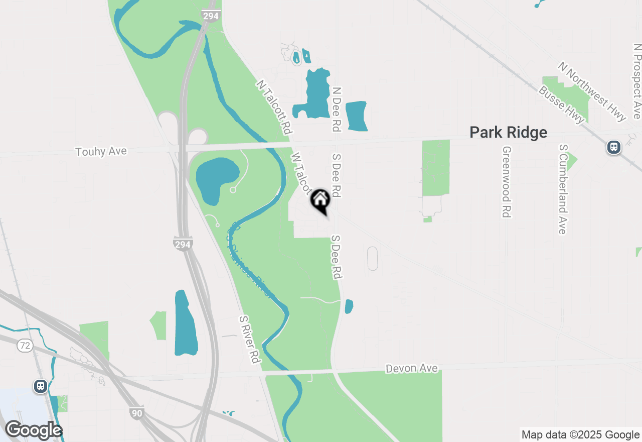Map of 2400 Archbury Drive #2E, Park Ridge, IL 60068
