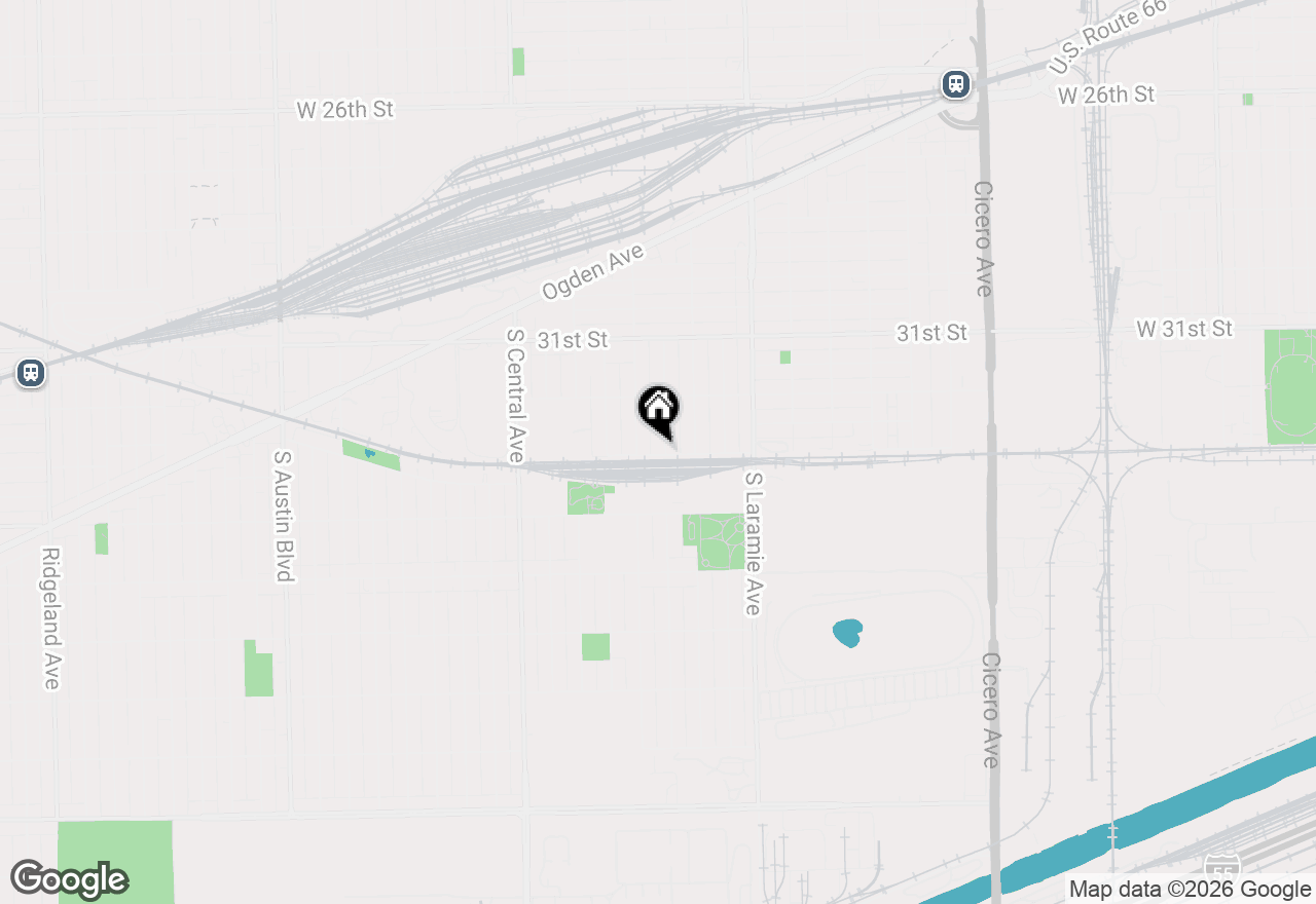 Map of 3244 S 53rd Court, Cicero, IL 60804