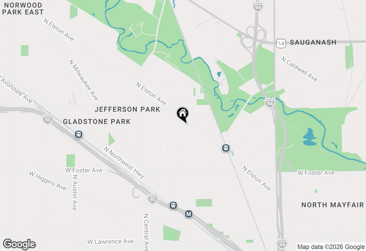 Map of 5454 N Lynch Avenue, Chicago, IL 60630