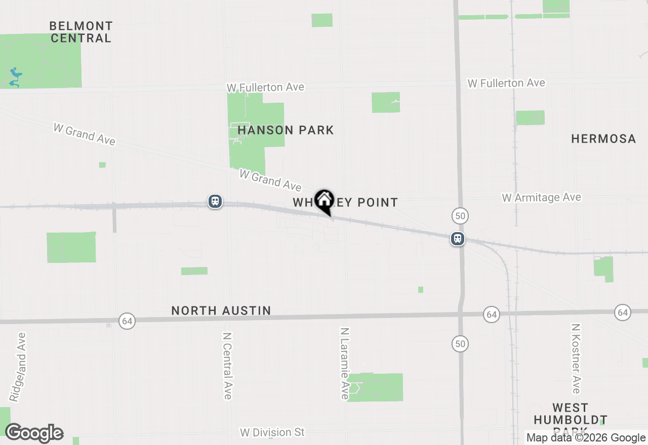 Map of 5244 W Hanson Avenue, Chicago, IL 60639