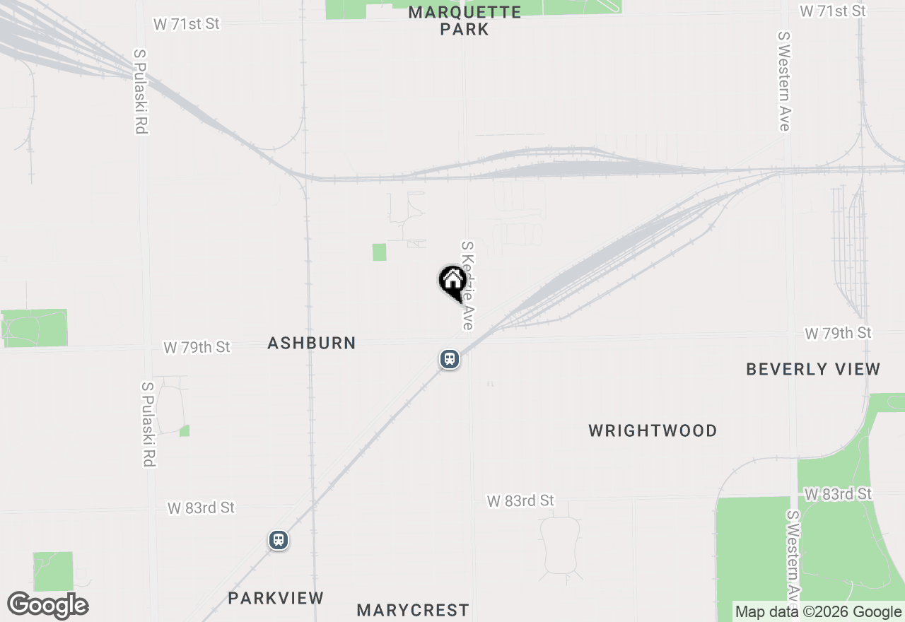 Map of 7815 S Sawyer Avenue, Chicago, IL 60652