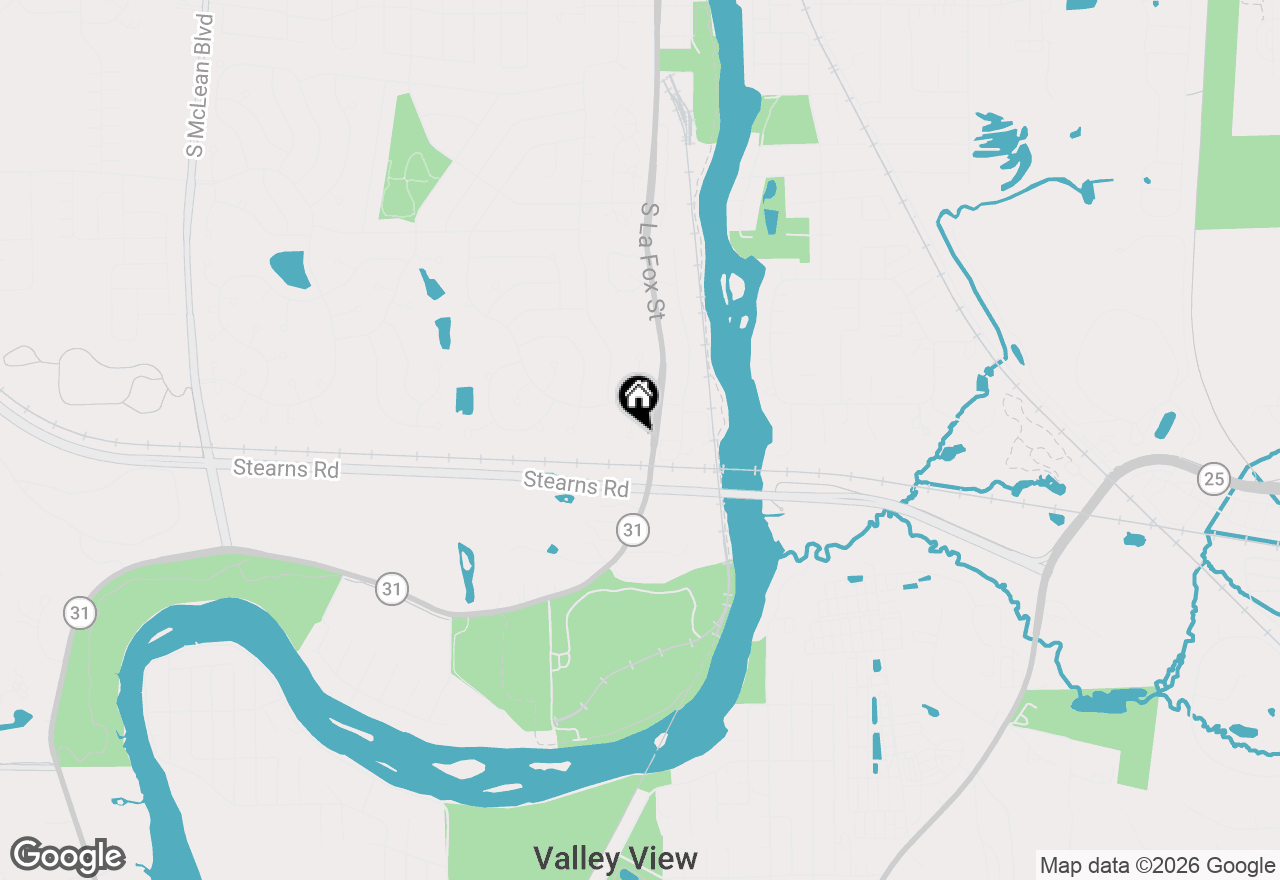Map of 15 S Conway Court, South Elgin, IL 60177