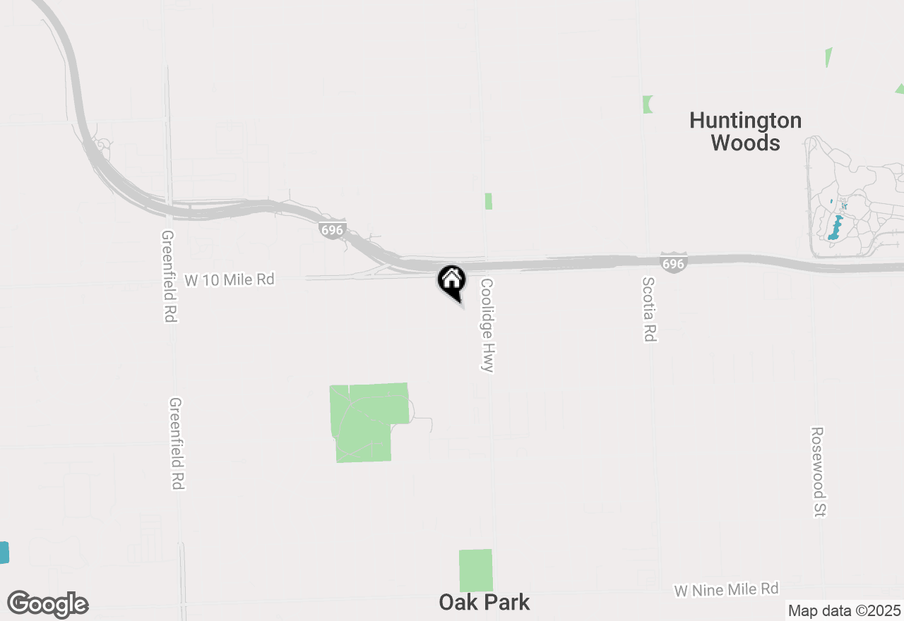 Map of 24650 Westhampton Street, Oak Park, MI 48237