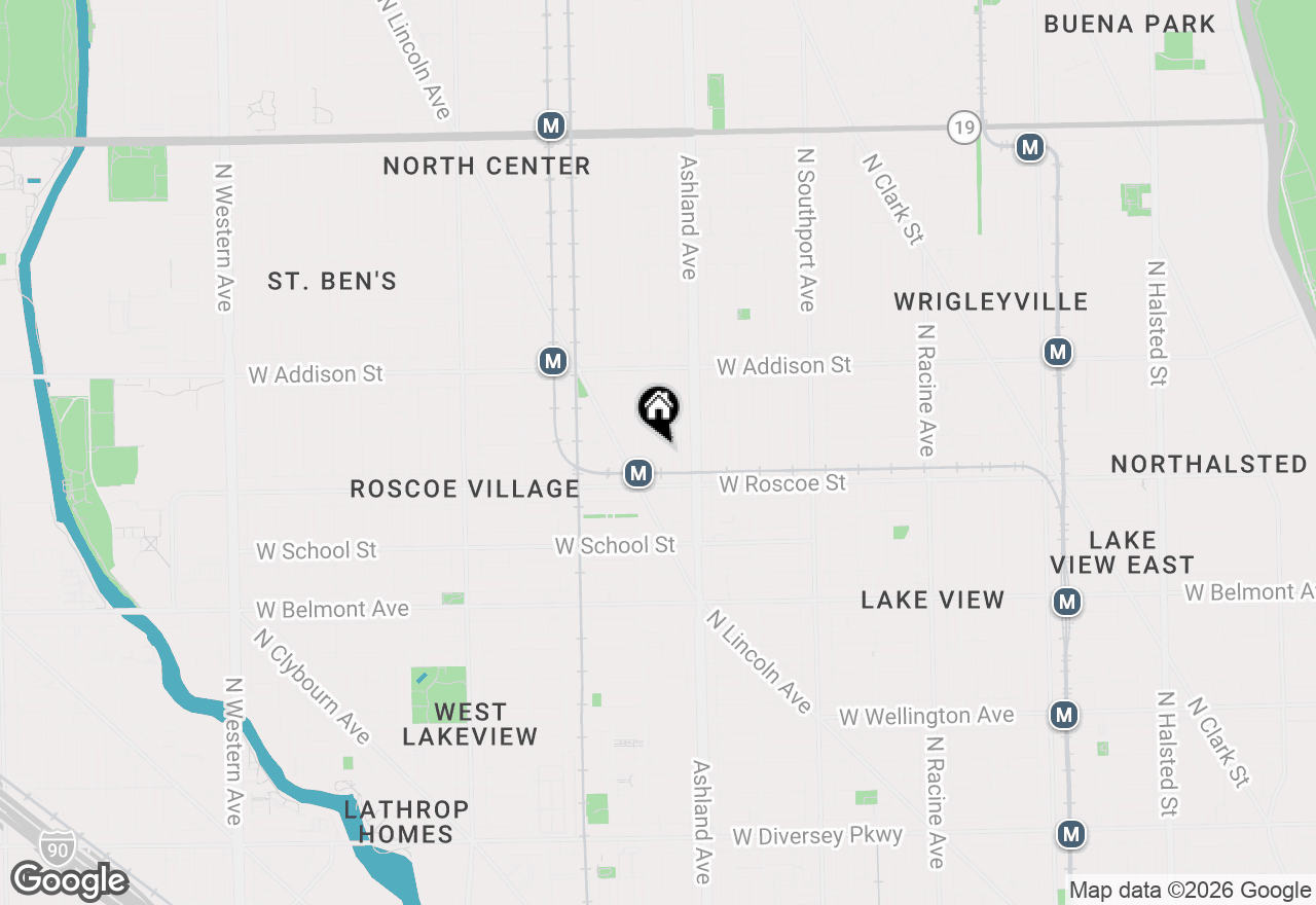 Map of 3434 N Marshfield Avenue, Chicago, IL 60657