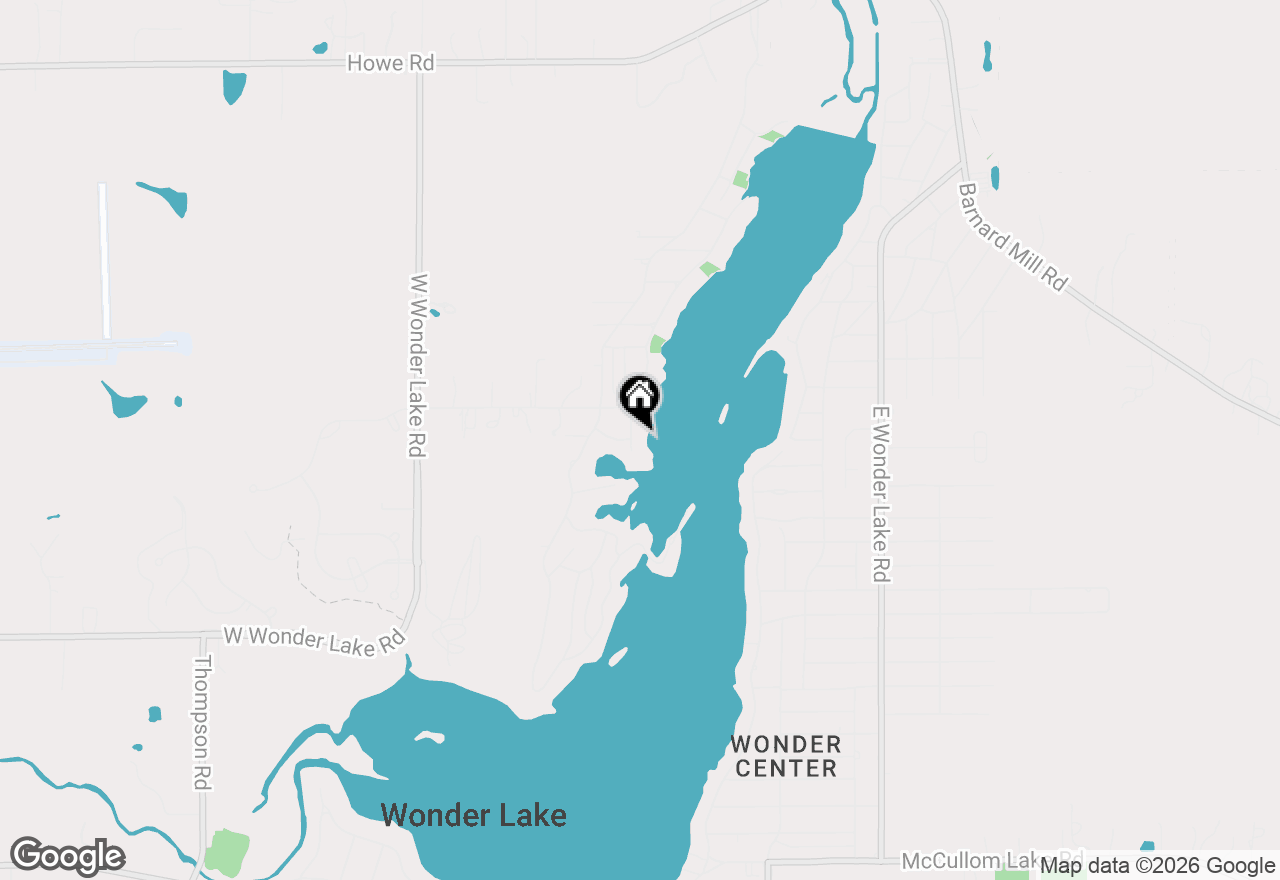 Map of 5012 W Lake Shore Drive, Wonder Lake, IL 60097
