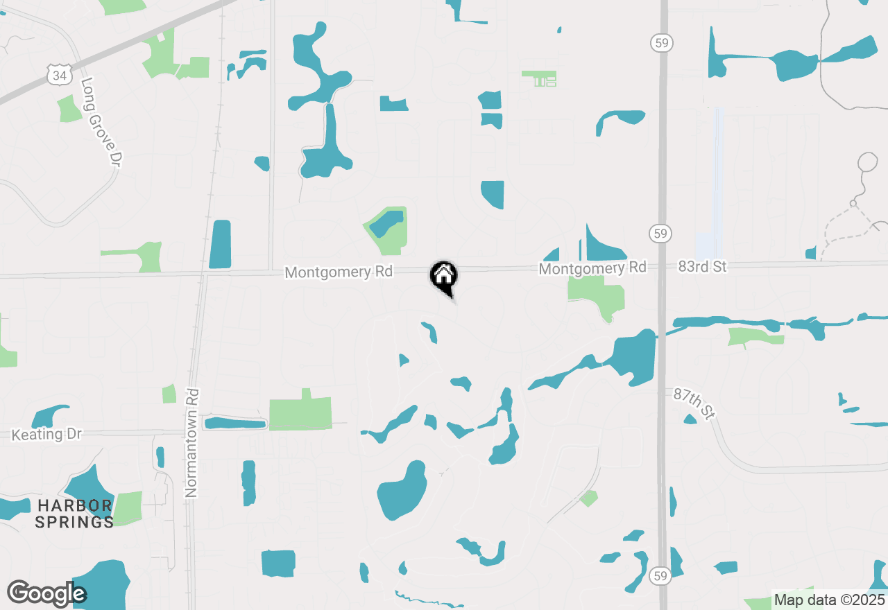 Map of 3884 Cadella Circle, Naperville, IL 60564