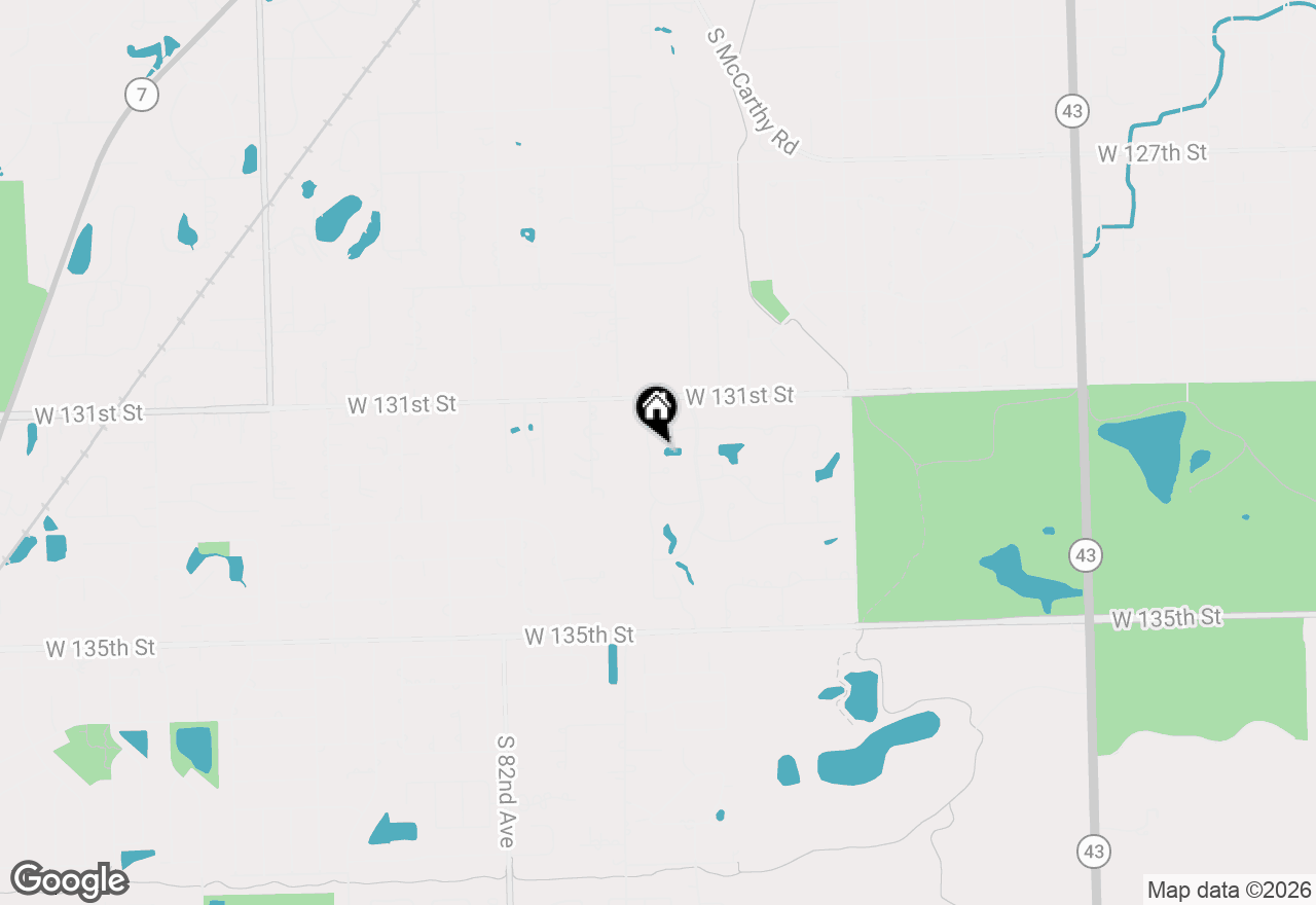 Map of 13159 S Westview Drive #2B, Palos Heights, IL 60463