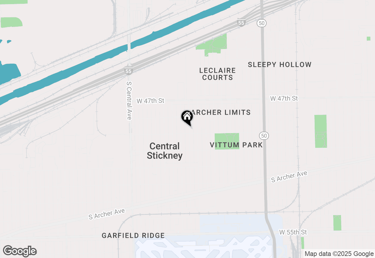 Map of 4854 S Latrobe Avenue, Chicago, IL 60638