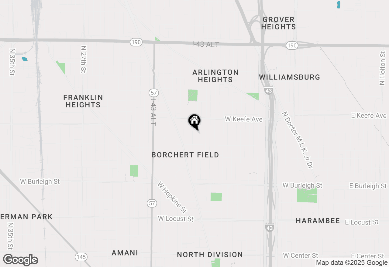 Map of 3349 N 16th St #3351, Milwaukee, WI 53206