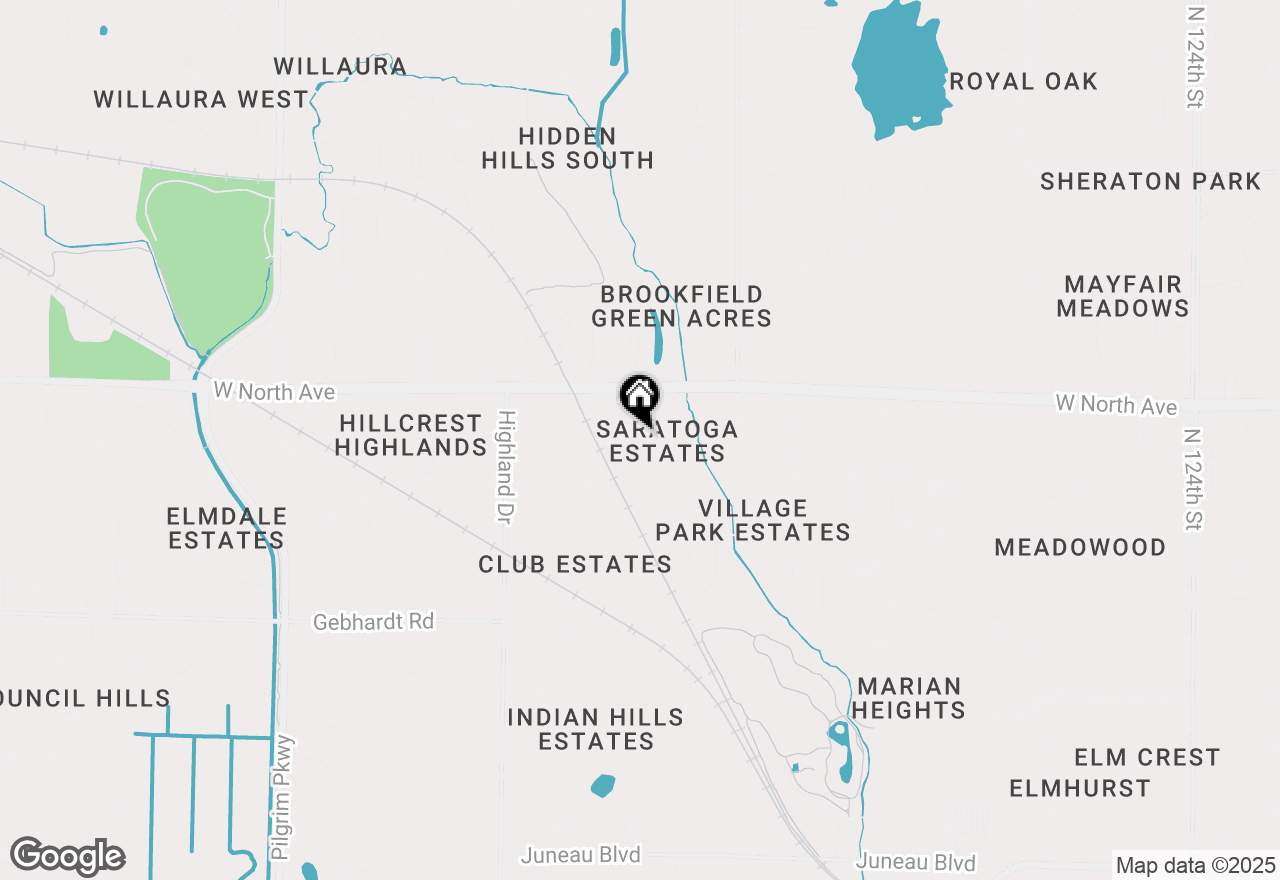Map of 2105 Mt Kisco Dr, Elm Grove, WI 53122