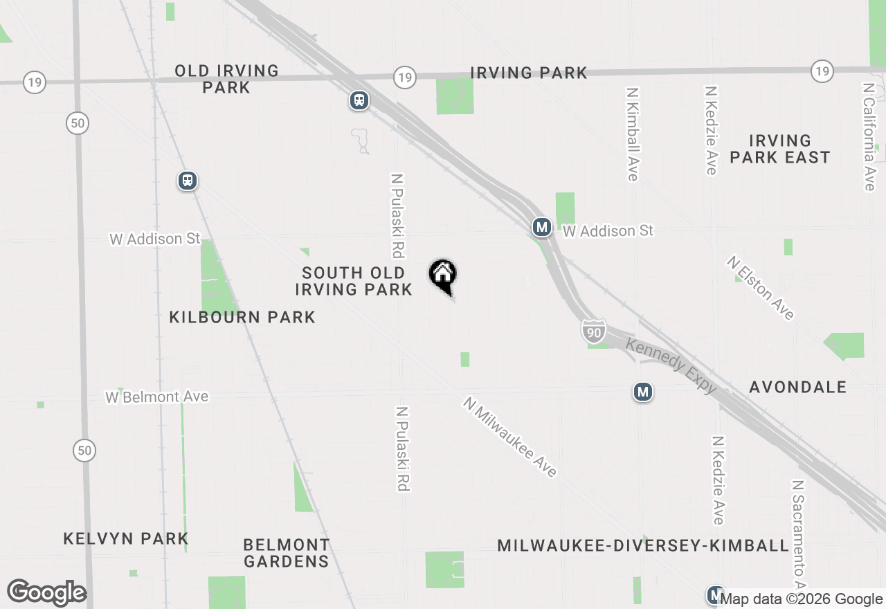 Map of 3411 N Springfield Avenue, Chicago, IL 60618