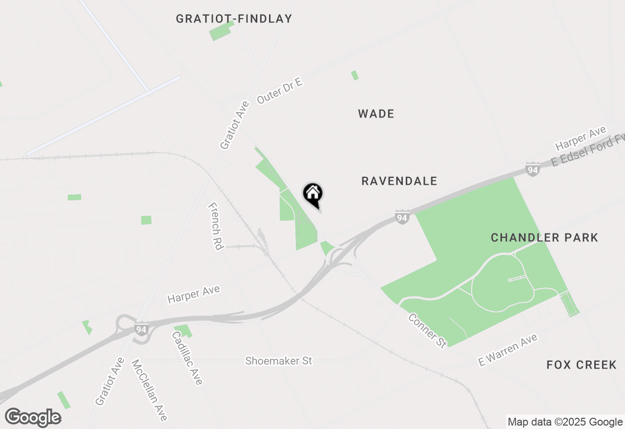 Map of 9300 Conner Street, Detroit, MI 48213