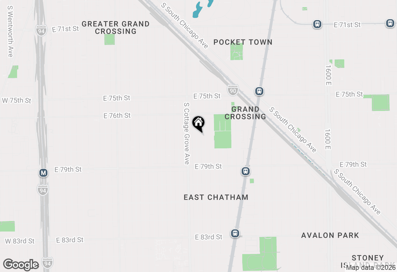Map of 7715 S Maryland Avenue, Chicago, IL 60619