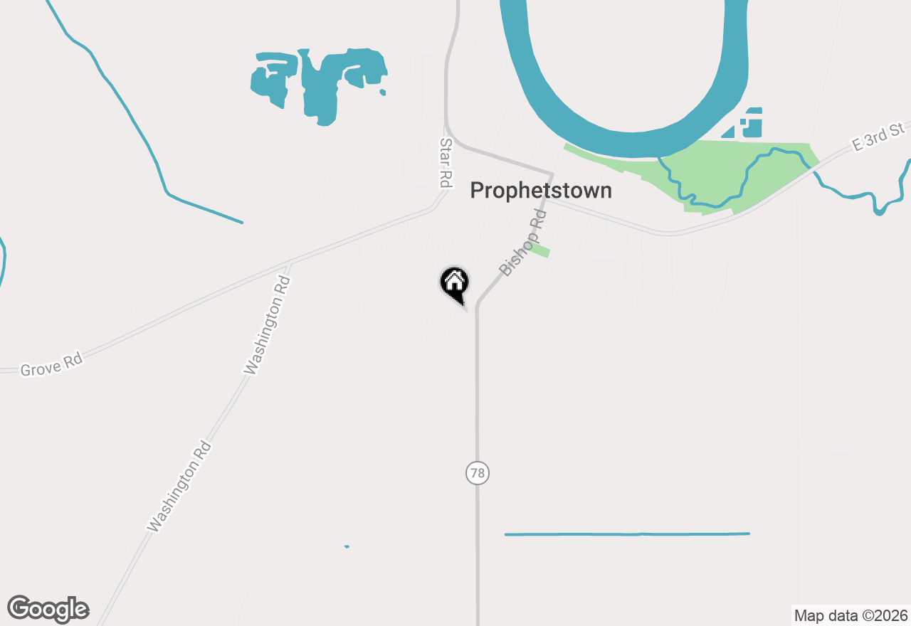 Map of 802 Locust Street, Prophetstown, IL 61277
