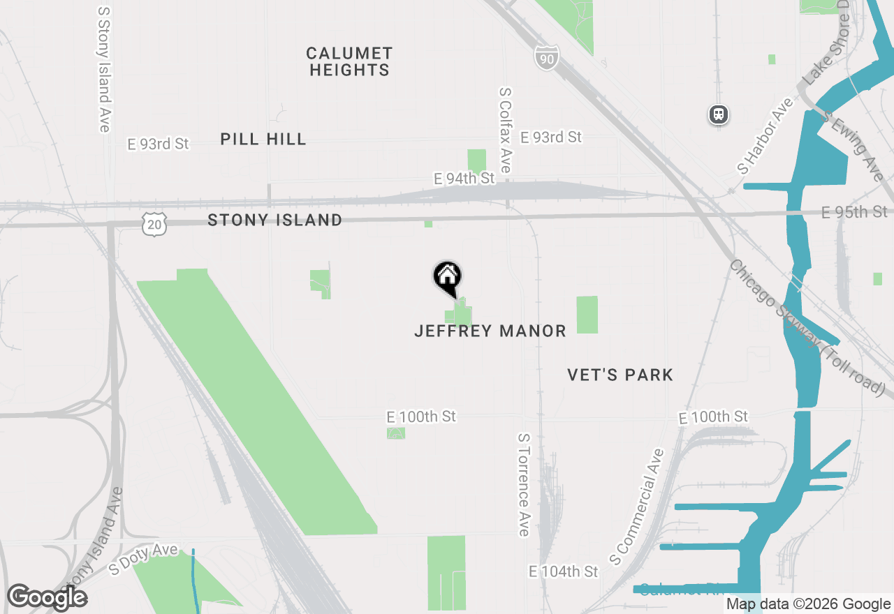 Map of 9709 S Yates Boulevard, Chicago, IL 60617