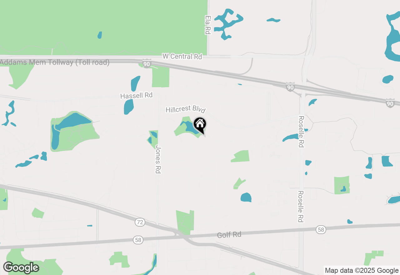 Map of 1735 Highland Boulevard, Hoffman Estates, IL 60169