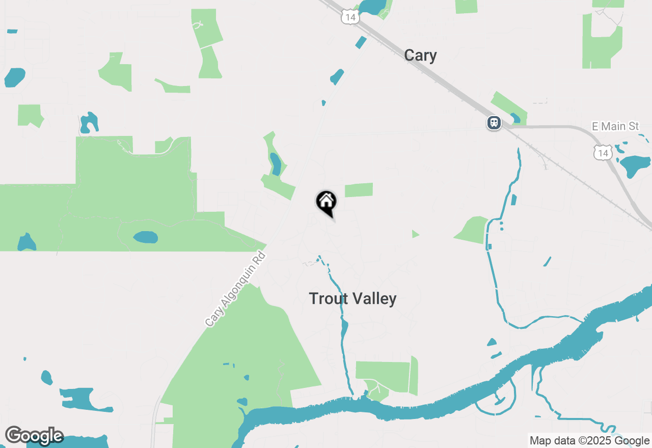 Map of 256 Stonegate Road, Trout Valley, IL 60013