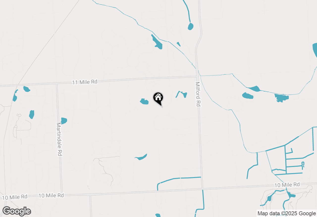 Map of 25589 Crystal Creek W, South Lyon, MI 48178