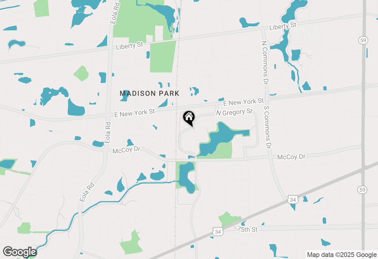 Map of 3407 Sandpiper Drive, Aurora, IL 60504