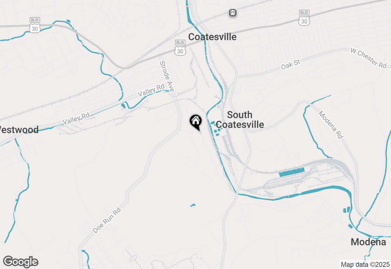 Map of 38 & 42 Newlinville Road, Coatesville, PA 19320