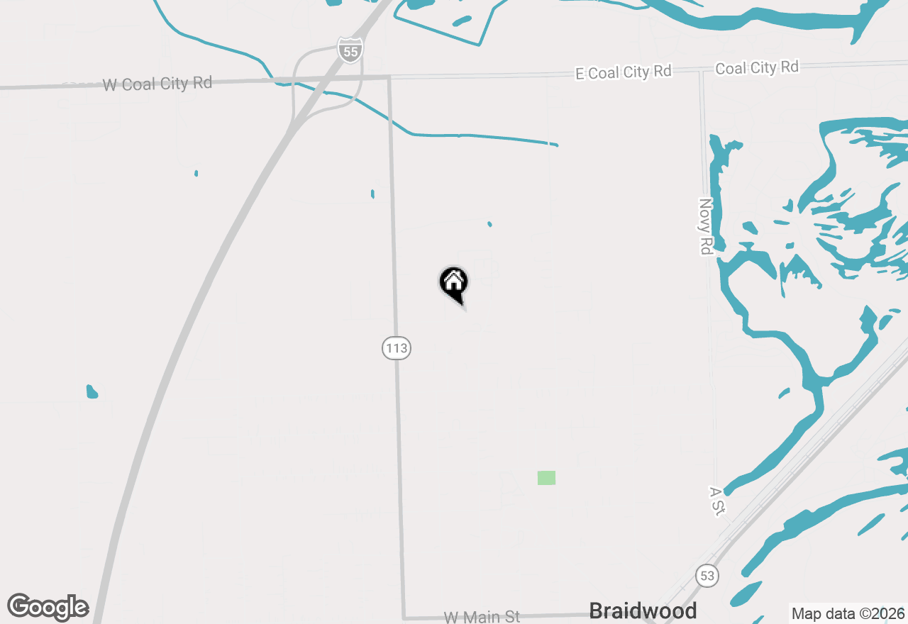 Map of 364 W Anndon Street, Braidwood, IL 60408
